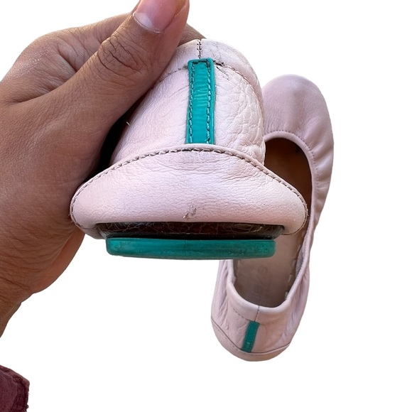 COPY - Ballerina Pink Leather Tieks Ballet Flats Size 7 - Picture 10 of 16